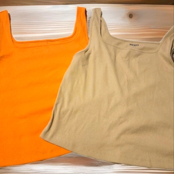 NWT Old Navy women's cropped tank tops sz xxl tall. Ultra-Crop Rib-Knit Tanks. - Picture 2 of 8